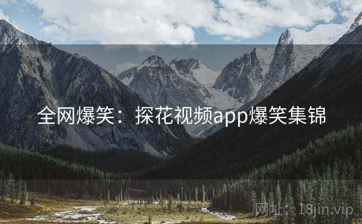 全网爆笑：探花视频app爆笑集锦