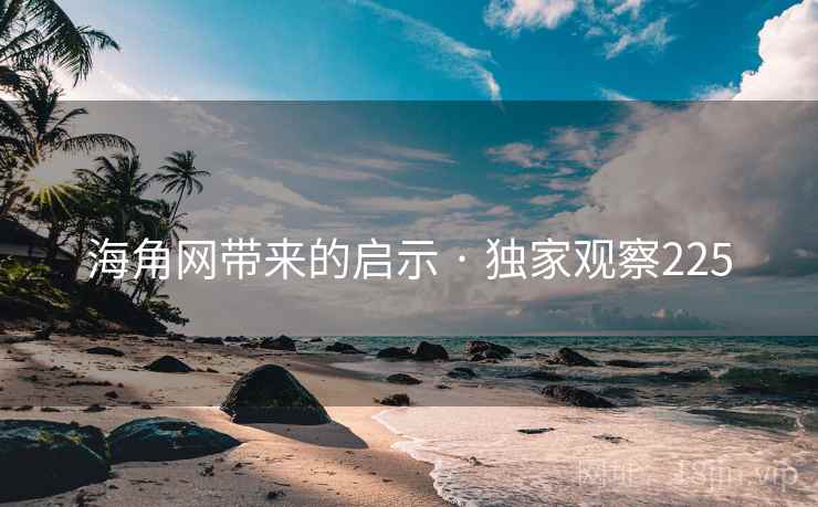 海角网带来的启示 · 独家观察225