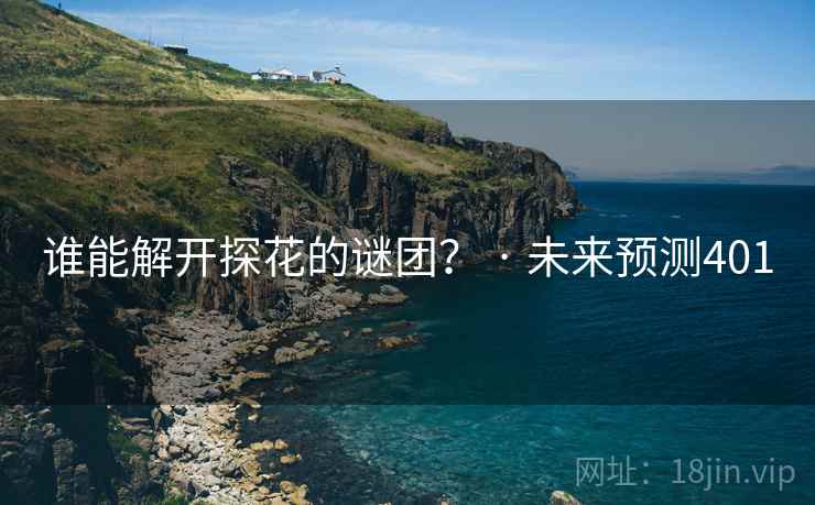 谁能解开探花的谜团？ · 未来预测401